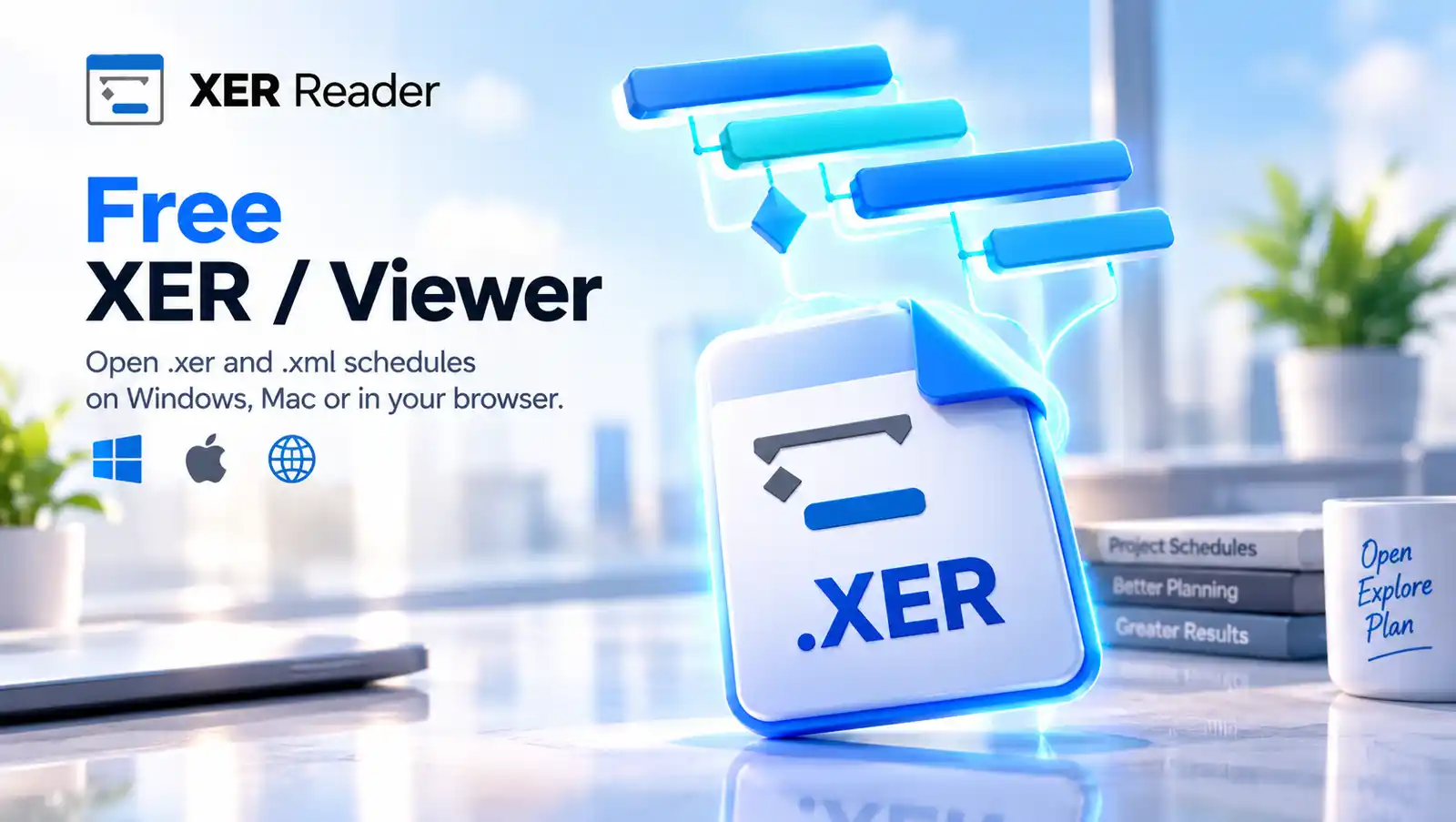 Free Primavera P6 Viewer: Open .xer and P6 .xml Files Without P6