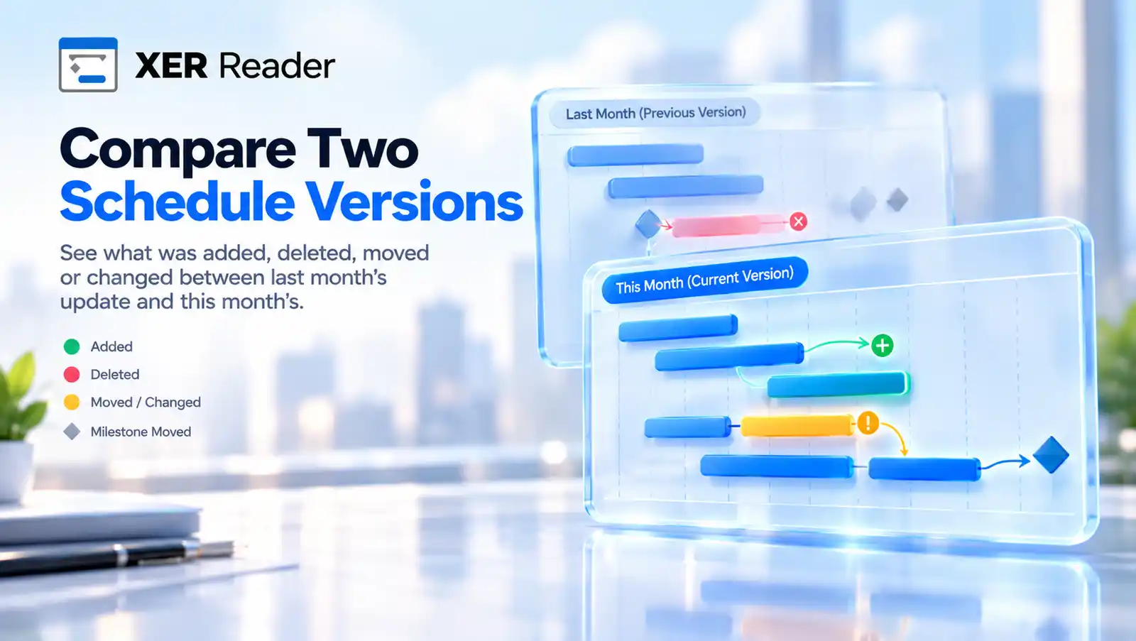 How to Compare Two Versions of a Schedule