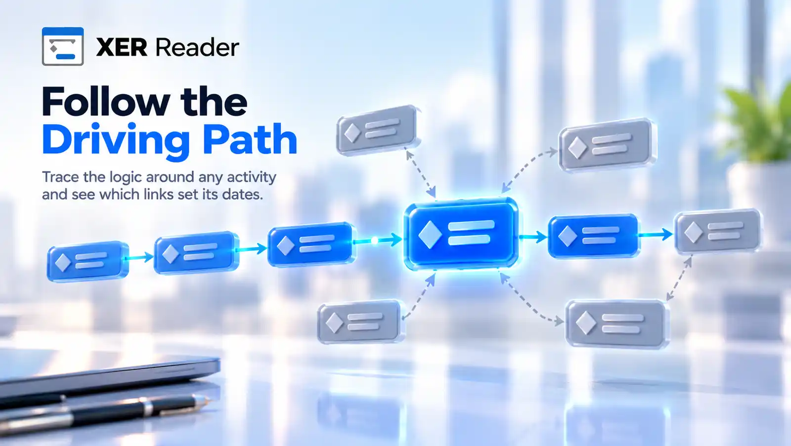 How to Follow the Driving Path with Trace Logic