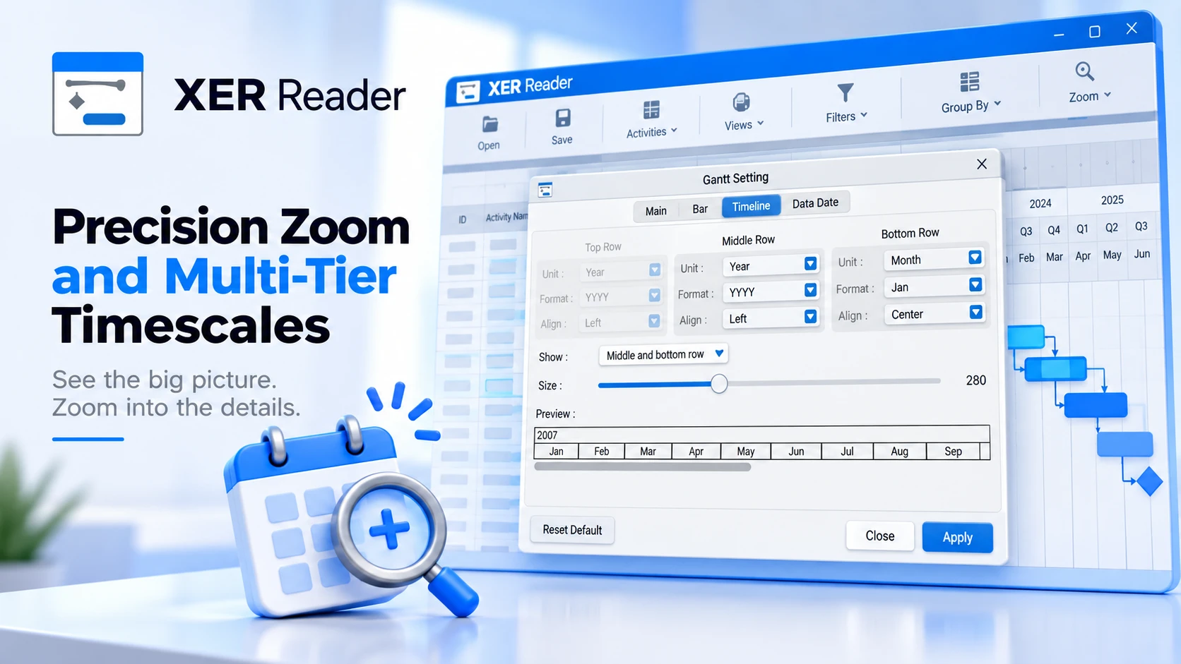 How to Adjust Gantt Timescales, Zoom Levels, and Timeline Units